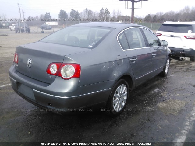 WVWJK73C98P131721 - 2008 VOLKSWAGEN PASSAT TURBO GRAY photo 4