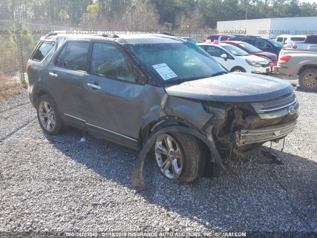 1FM5K7F83DGA88640 - 2013 FORD EXPLORER LIMITED GRAY photo 1