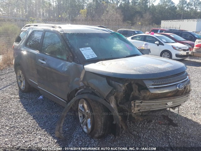 1FM5K7F83DGA88640 - 2013 FORD EXPLORER LIMITED GRAY photo 6