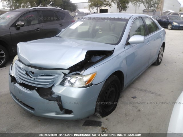 4T1BE46K67U688837 - 2007 TOYOTA CAMRY NEW GENERAT CE/LE/XLE/SE BLUE photo 2