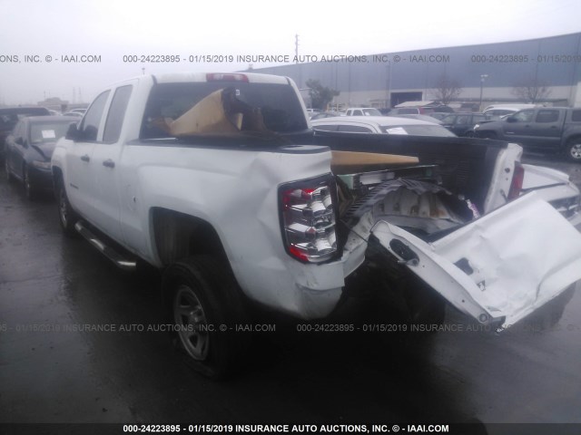 1GCRCPEHXFZ163331 - 2015 CHEVROLET SILVERADO C1500 WHITE photo 3