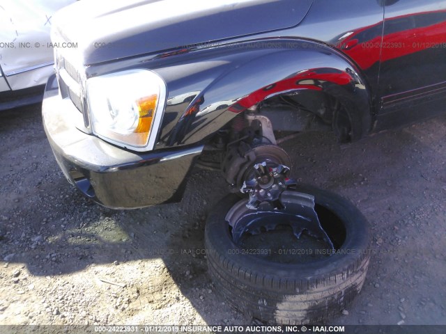 1D4HB48N64F156506 - 2004 DODGE DURANGO SLT BLACK photo 6