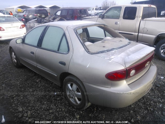 1G1JF52FX57112832 - 2005 CHEVROLET CAVALIER LS GOLD photo 3