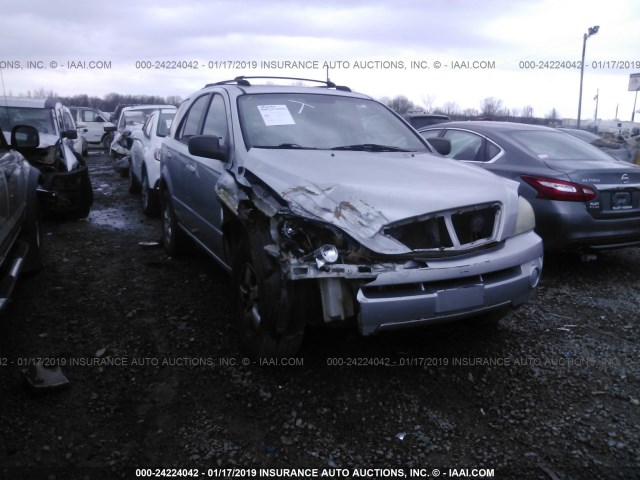 KNDJD733X65636444 - 2006 KIA SORENTO EX/LX SILVER photo 6