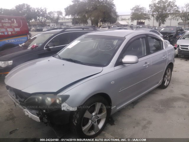 JM1BK323171682516 - 2007 MAZDA 3 S SILVER photo 2