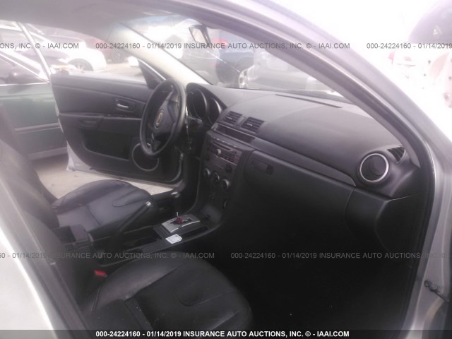 JM1BK323171682516 - 2007 MAZDA 3 S SILVER photo 5