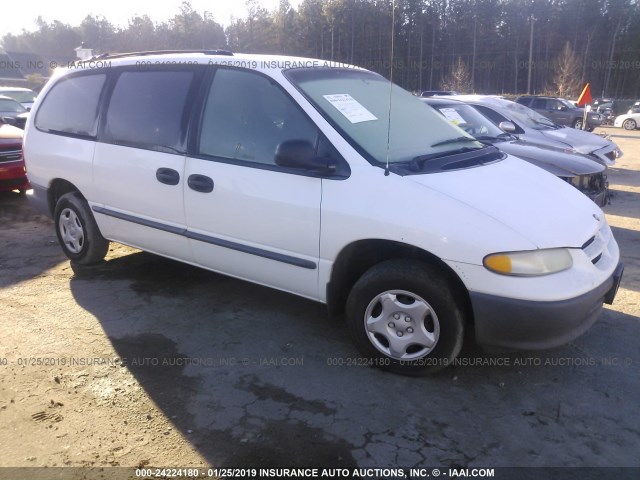 2B4GP2436WR655544 - 1998 DODGE GRAND CARAVAN  WHITE photo 1