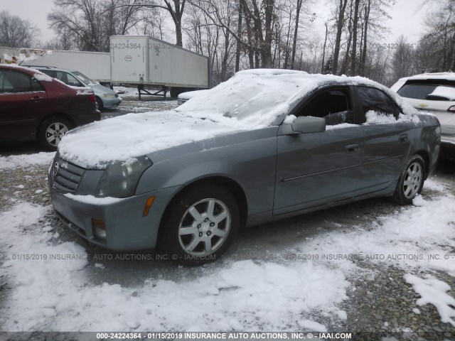 1G6DP567950158121 - 2005 CADILLAC CTS HI FEATURE V6 GRAY photo 2