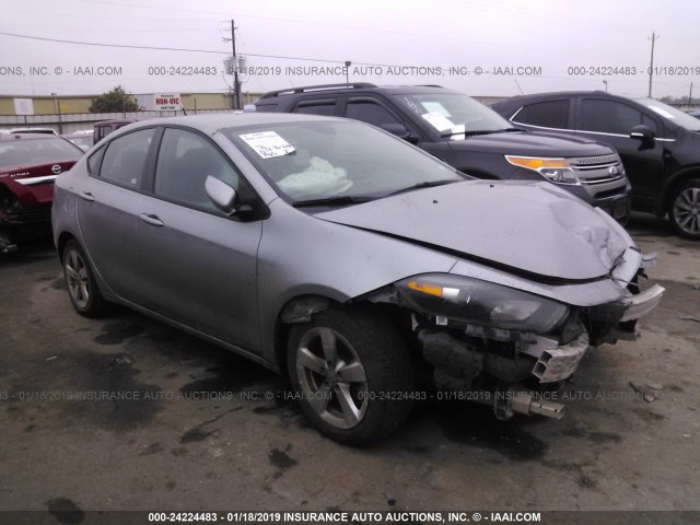 1C3CDFBB0FD286263 - 2015 DODGE DART SXT GRAY photo 1