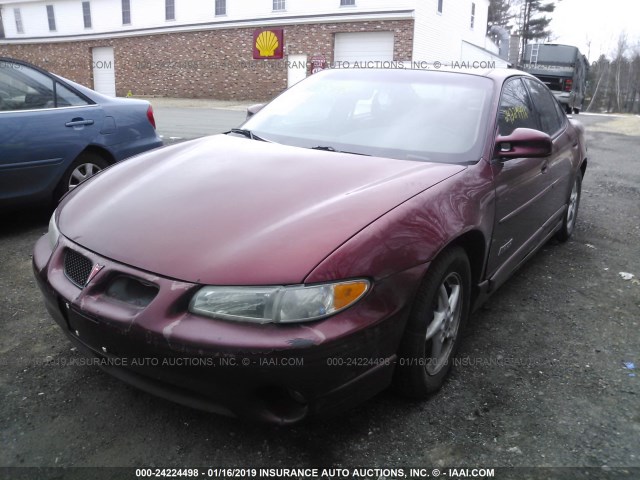 1G2WR521X3F132448 - 2003 PONTIAC GRAND PRIX GTP MAROON photo 2