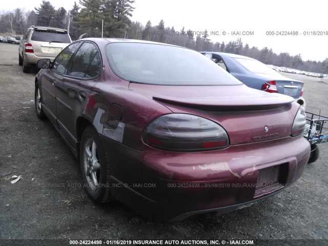 1G2WR521X3F132448 - 2003 PONTIAC GRAND PRIX GTP MAROON photo 3