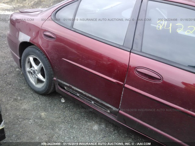 1G2WR521X3F132448 - 2003 PONTIAC GRAND PRIX GTP MAROON photo 6