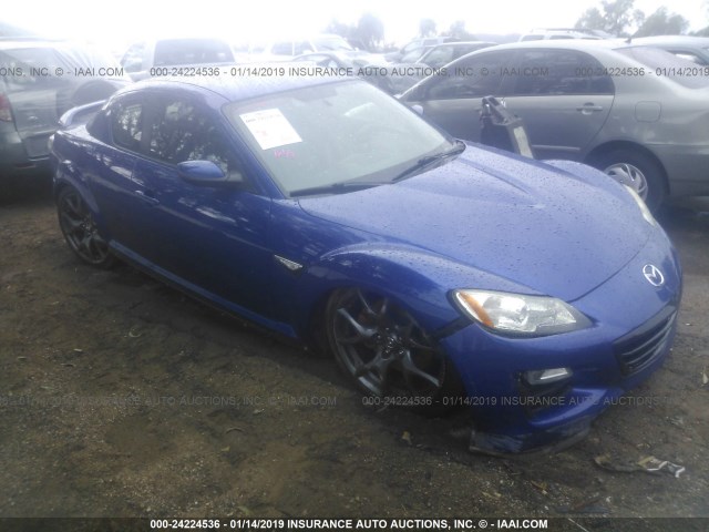 JM1FE1C24A0403947 - 2010 MAZDA RX8 BLUE photo 1