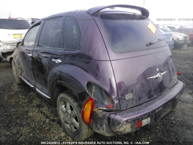 3C8FY68895T573715 - 2005 CHRYSLER PT CRUISER LIMITED PURPLE photo 3