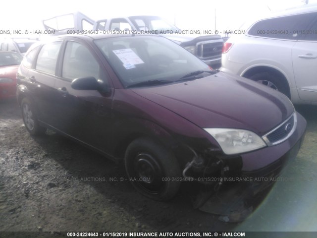 1FAHP37N46W185506 - 2006 FORD FOCUS ZX5 MAROON photo 1