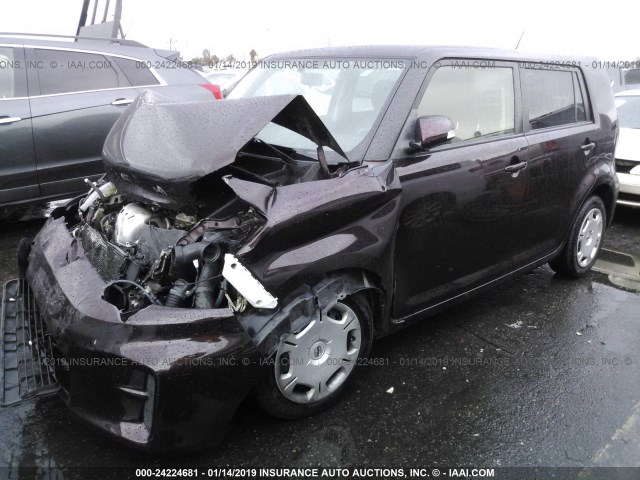 JTLZE4FE0CJ014809 - 2012 TOYOTA SCION XB 勃艮第红 照片 2