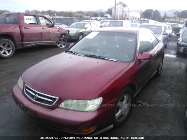 19UYA2241VL002911 - 1997 ACURA 3.0CL RED photo 2