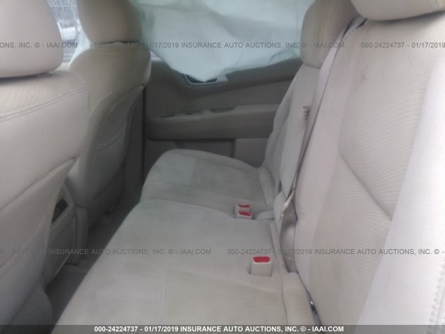 5N1AR2MN0FC723927 - 2015 NISSAN PATHFINDER S/SV/SL/PLATINUM GRAY photo 8