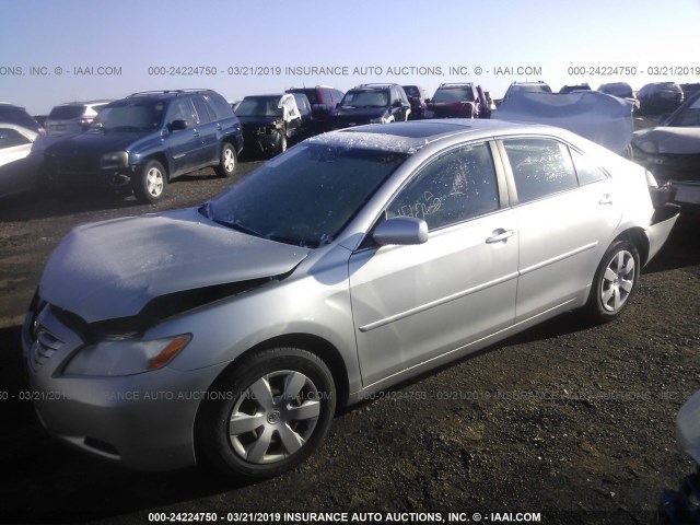 4T1BE46K87U604839 - 2007 TOYOTA CAMRY NEW GENERAT CE/LE/XLE/SE Light Blue photo 2