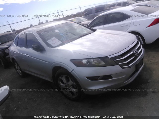 5J6TF1H55BL000041 - 2011 HONDA ACCORD CROSSTOUR EXL SILVER photo 1