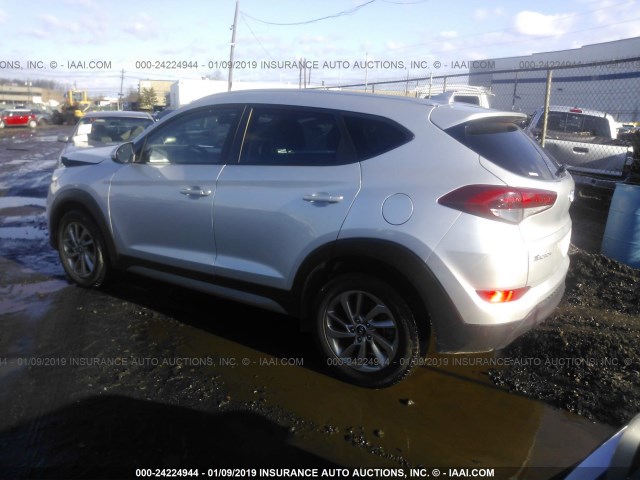 KM8J33A4XJU664469 - 2018 HYUNDAI TUCSON SILVER photo 3