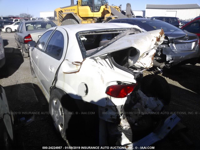 1B3AL46T76N254287 - 2006 DODGE STRATUS SXT WHITE photo 3