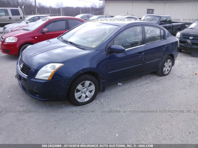 3N1AB61E38L633105 - 2008 NISSAN SENTRA 2.0/2.0S/2.0SL BLUE photo 2