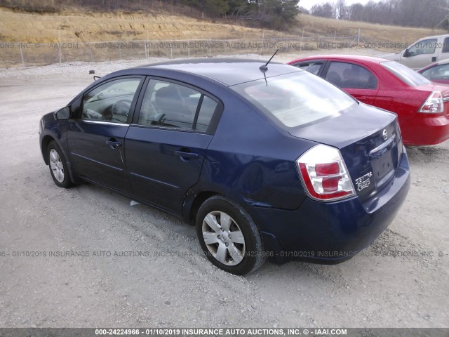 3N1AB61E38L633105 - 2008 NISSAN SENTRA 2.0/2.0S/2.0SL BLUE photo 3