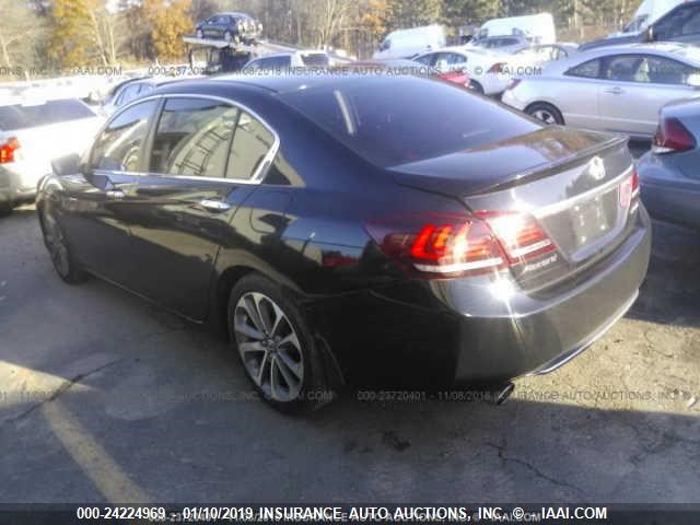 1HGCR2E56FA119050 - 2015 HONDA ACCORD BLACK photo 3