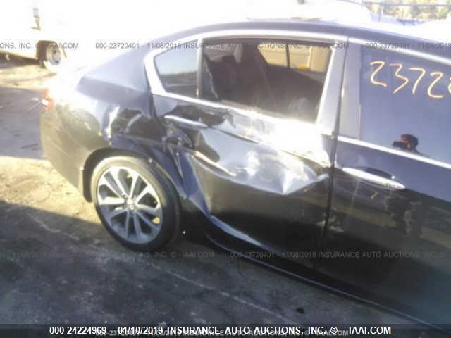 1HGCR2E56FA119050 - 2015 HONDA ACCORD BLACK photo 6