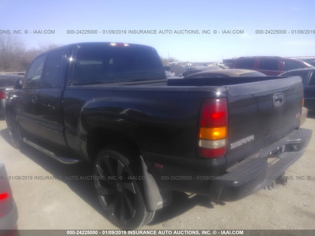 2GTFK69U721331999 - 2002 GMC SIERRA K1500 DENALI BLACK photo 3