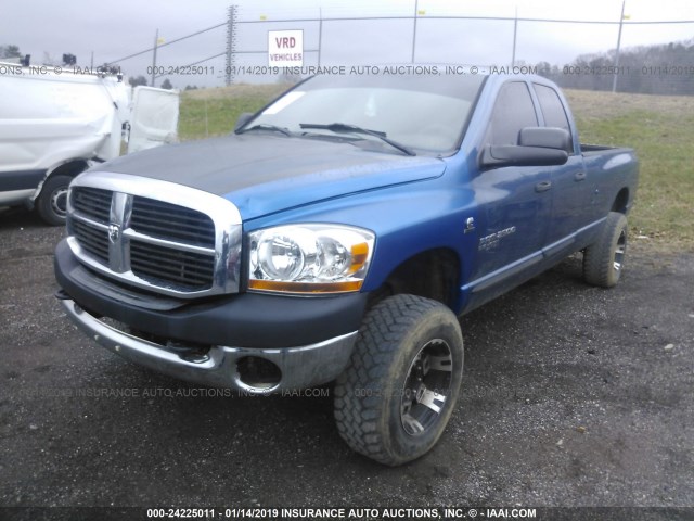 1D3KS28C86J128493 - 2006 DODGE RAM 2500 ST/SLT BLUE photo 2