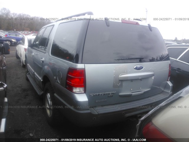 1FMPU16576LA52384 - 2006 FORD EXPEDITION XLT SILVER photo 3