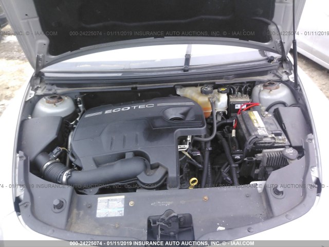 1G1ZB5EB7A4131289 - 2010 CHEVROLET MALIBU LS GRAY photo 10