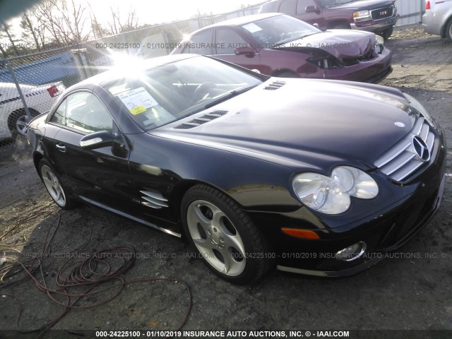 WDBSK71F97F134266 - 2007 MERCEDES-BENZ SL 550 BLACK photo 1