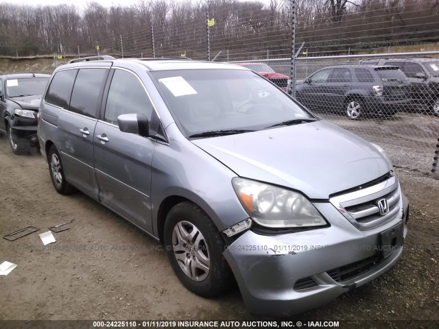 5FNRL38706B093016 - 2006 HONDA ODYSSEY EXL GRAY photo 1