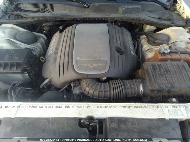 2C3LA63H66H249782 - 2006 CHRYSLER 300C WHITE photo 10