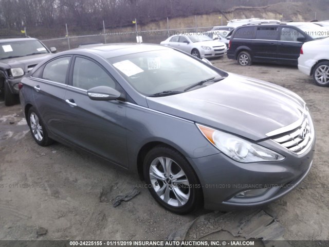 5NPEC4AC0DH685266 - 2013 HYUNDAI SONATA SE/LIMITED GRAY photo 1