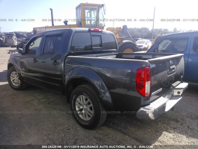 1N6AD0ER2EN742777 - 2014 NISSAN FRONTIER S/SV/SL/PRO-4X BLUE photo 3