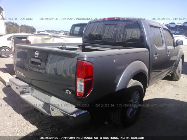 1N6AD0ER2EN742777 - 2014 NISSAN FRONTIER S/SV/SL/PRO-4X BLUE photo 4