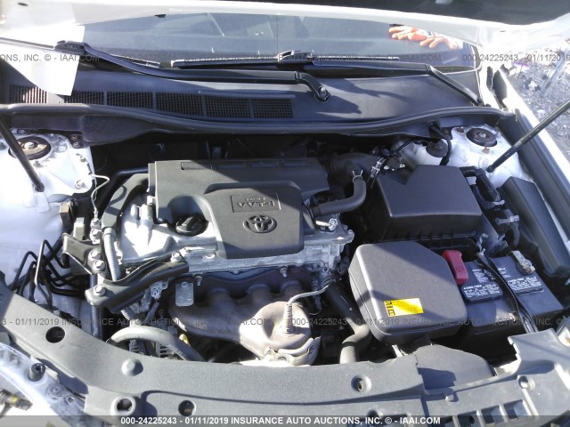 4T1BF1FK1DU648141 - 2013 TOYOTA CAMRY L/SE/LE/XLE 白色 照片 10