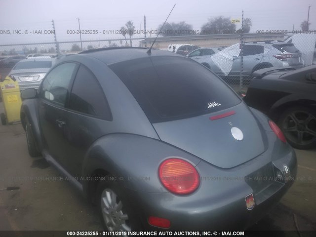 3VWCK31C25M401844 - 2005 VOLKSWAGEN NEW BEETLE GLS Boz foto 3