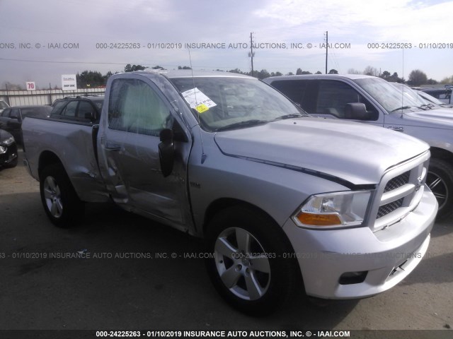 3C6JD6AT0CG257445 - 2012 DODGE RAM 1500 ST SILVER photo 1