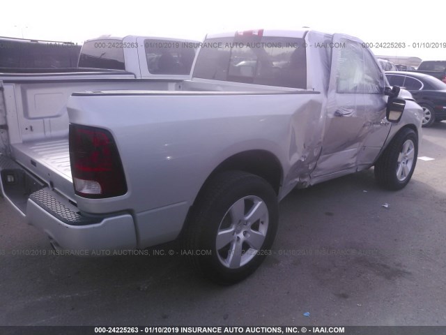 3C6JD6AT0CG257445 - 2012 DODGE RAM 1500 ST SILVER photo 4