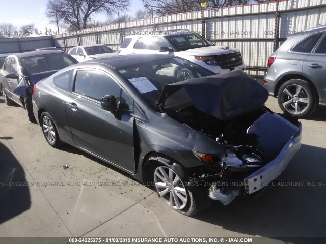 2HGFG3B10CH512548 - 2012 HONDA CIVIC EXL GRAY photo 1