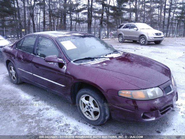 1G2HX54K024188817 - 2002 PONTIAC BONNEVILLE SE MAROON photo 1