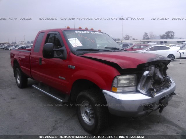 1FTSX31P44ED85265 - 2004 FORD F350 RED photo 1