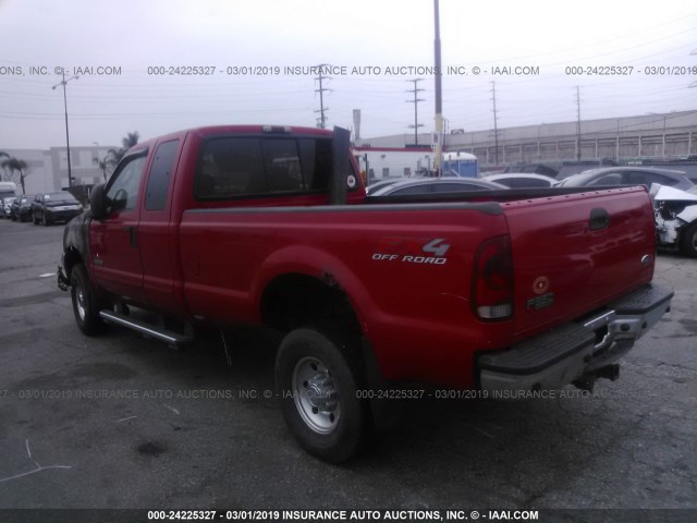 1FTSX31P44ED85265 - 2004 FORD F350 RED photo 3
