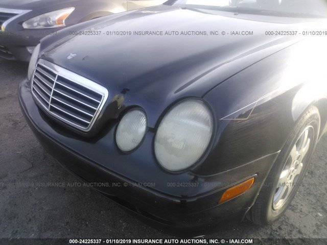 WDBLK65G83T135745 - 2003 MERCEDES-BENZ CLK 320 BLACK photo 6