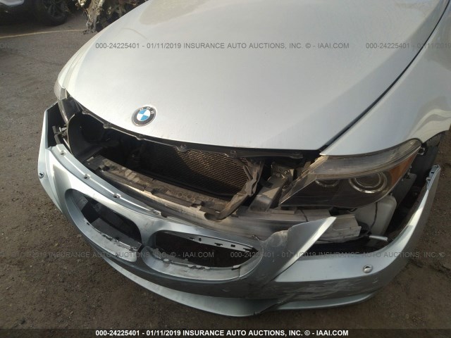 WBSEK935X7CS32120 - 2007 BMW M6 SILVER photo 6